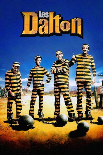 Poster for the movie Lucky Luke and the Daltons