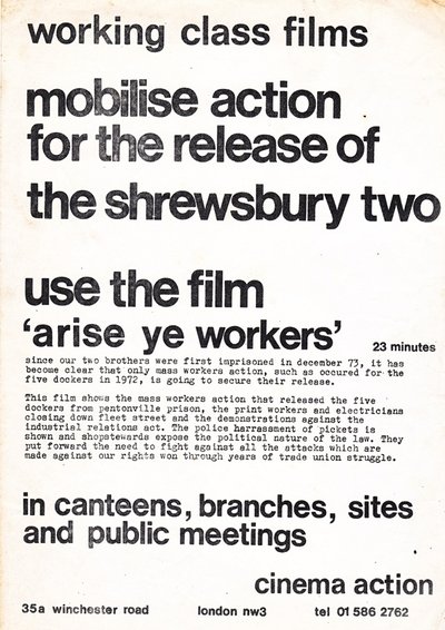 Poster do Filme Arise Ye Workers