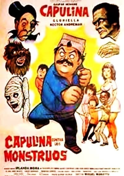 poster Capulina contra los monstruos