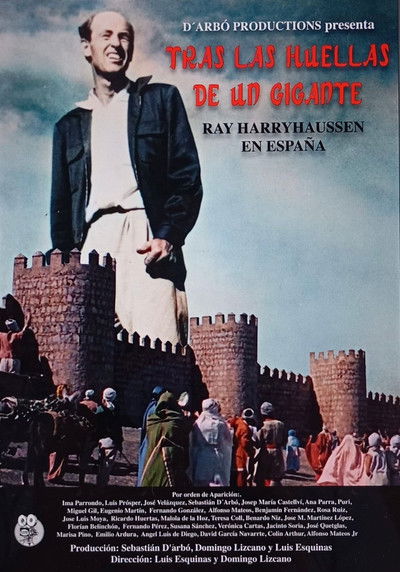 Poster do Filme Tras las Huellas de un Gigante. Ray Harryhausen en España