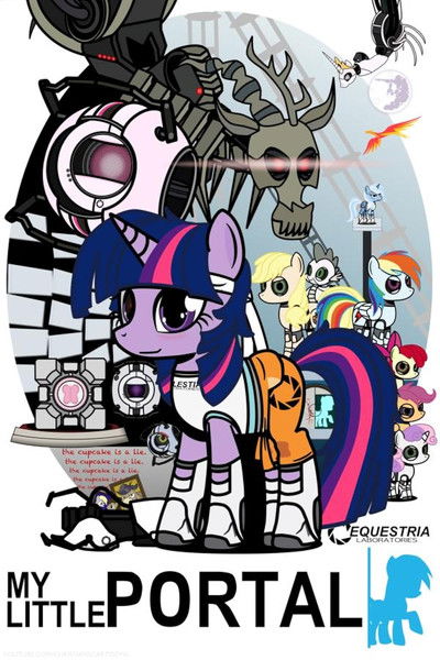 poster for My Little Portal