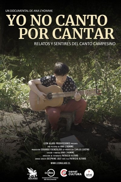 movie poster for Yo no canto por cantar