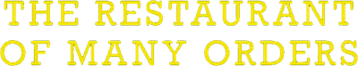 The Restaurant of Many Orders Logo