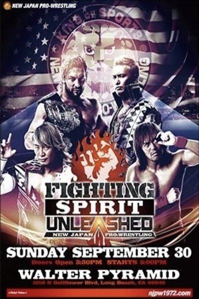 movie poster for NJPW Fighting Spirit Unleashed 2018
