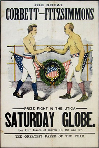 The Corbett-Fitzsimmons Fight poster The Corbett-Fitzsimmons Fight
