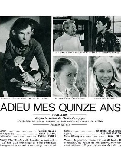 Adieu mes quinze ans