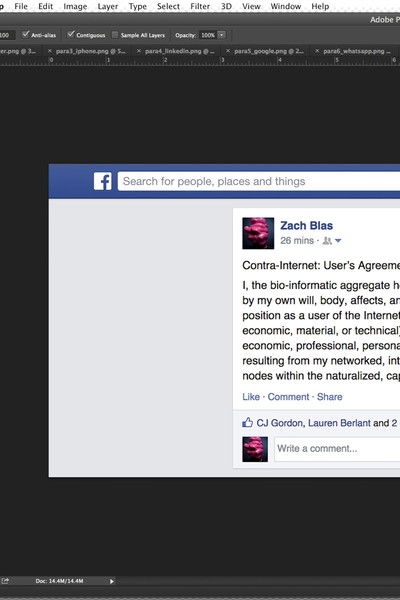 Poster do Filme Contra-Internet Inversion Practice #2: Social Media Exodus (Call and Response)