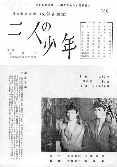 movie poster for Futari no shônen