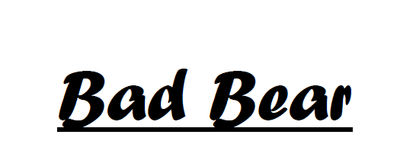 Bad Bear Logo