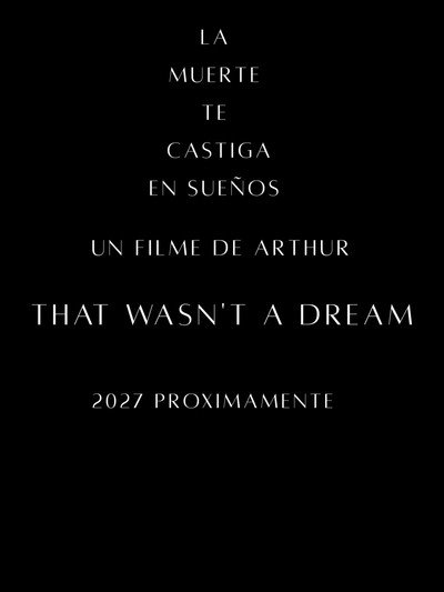 That Wasn't A Dream