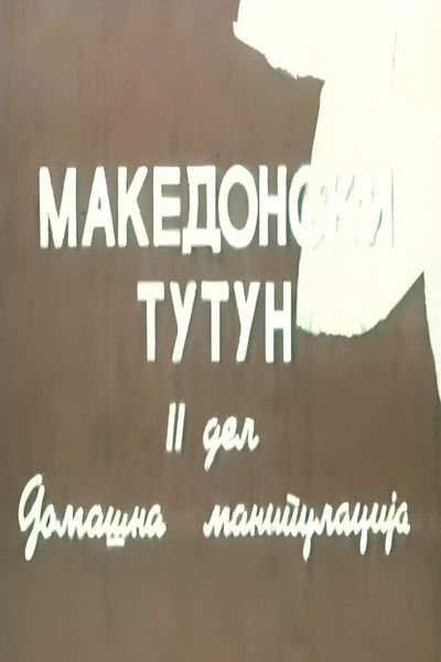 movie poster for Macedonian Tobacco II