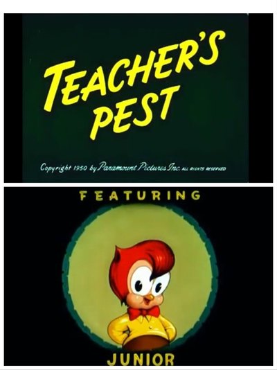 Teacher's Pest poster Teacher's Pest