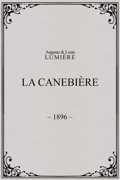 Poster for the movie La Canebière
