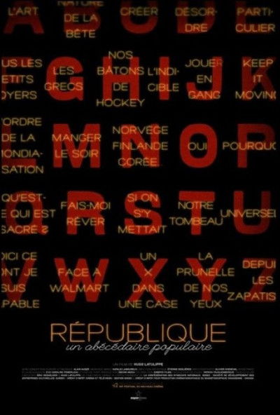 Poster do Filme République, un abécédaire populaire