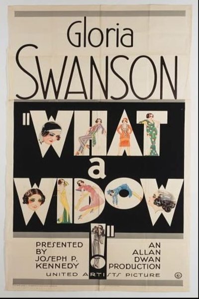 Poster for the movie What a Widow!