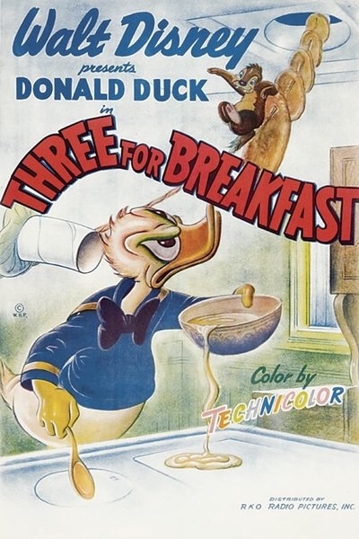 Poster for the movie Three for Breakfast