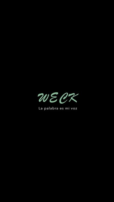 Poster do Filme Weck: la palabra es mi voz