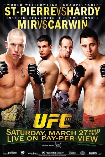 Poster for the movie UFC 111: St-Pierre vs. Hardy