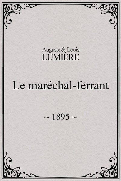 Le maréchal-ferrant