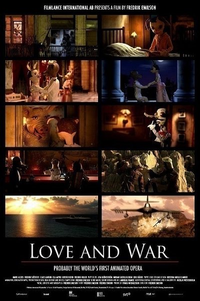 Poster for the movie Love and War
