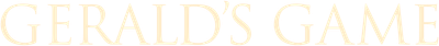 Gerald's Game Logo