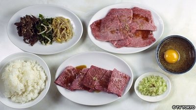 Hire Kalbi and Sukiyaki-Style Sirloin of Komiya, Hachioji, Tokyo