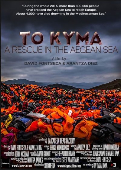 movie poster for To Kyma. Rescat al mar Egeu