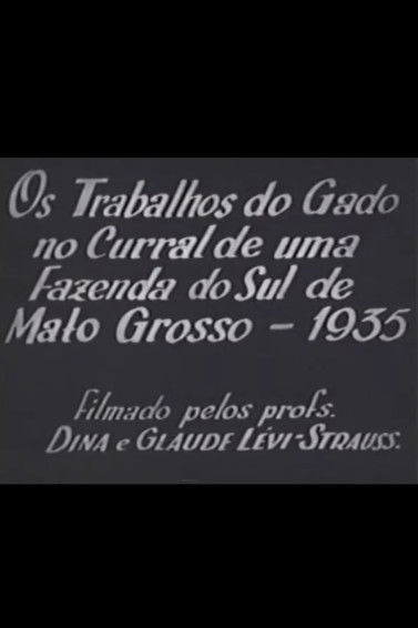 Poster do Filme Os Trabalhos do Gado no Curral de uma Fazenda do sul do Mato Grosso