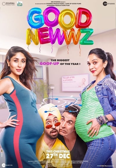 Good Newwz (2019) WEB-HDRip [Hindi ORG DD 5.1] 1080p | 720p | HEVC | 480p [x264|x265] Esubs