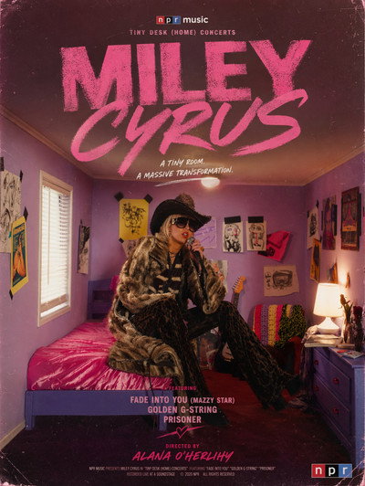 Poster do Filme Miley Cyrus: Tiny Desk (Home) Concert