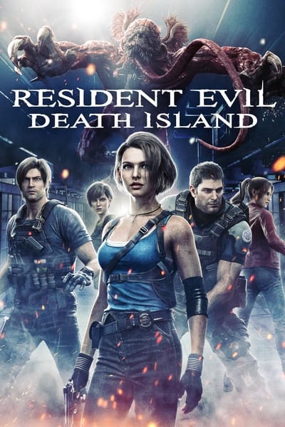 Download Resident Evil: Death Island (2023) Dual Audio [Hindi (ORG 5.1) + English] HDRip Full Movie