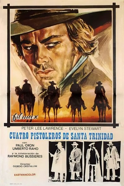 Cuatro pistoleros de Santa Trinidad poster Cuatro pistoleros de Santa Trinidad