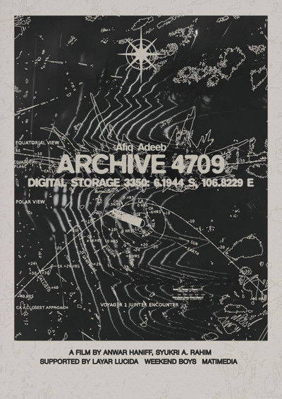 Poster do Filme ARCHIVE 4709 | DIGITAL STORAGE 3350 : 6.1944° S, 106.8229° E