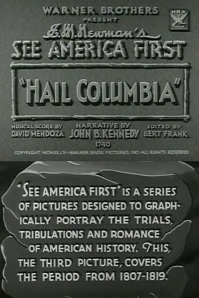 movie poster for Hail Columbia