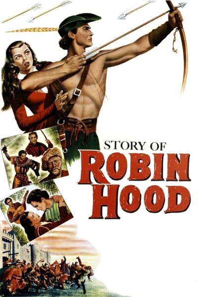Poster for the movie The Story of Robin Hood and His Merrie Men