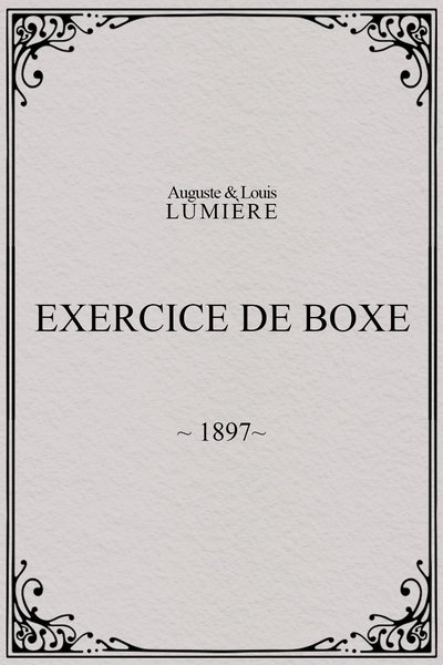 Poster do Filme Exercice de boxe