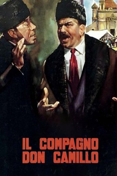 Poster for the movie Don Camillo in Moscow