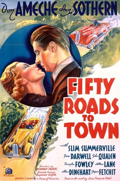 Watch - (1937) Fifty Roads to Town Full MoviePutlockers-HD