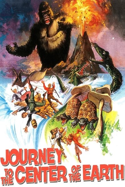 Poster for the movie Journey to the Centre of the Earth