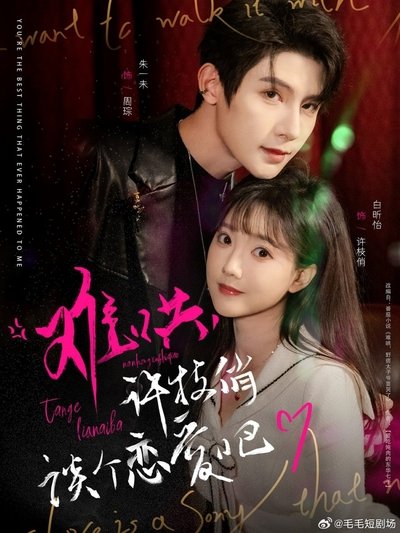 poster for 难哄, 许枝俏谈个恋爱吧