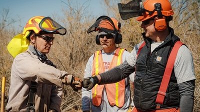 Father and Son Fire Mitigation