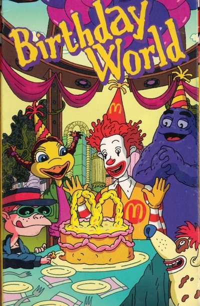 Poster for the movie The Wacky Adventures of Ronald McDonald: Birthday World