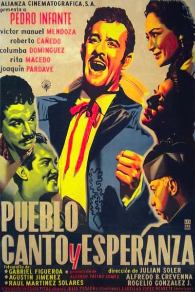 poster Pueblo, canto y esperanza