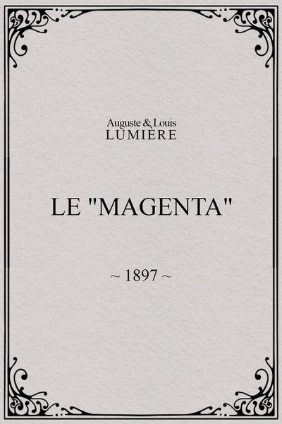 Poster do Filme Le “Magenta”