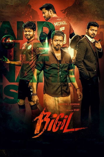 Bigil (2019) WEB-HDRip [Dual Audio] [Hindi ORG DD 2.0 – Tamil] 1080p | 10-Bit | 720p | HEVC | 480p [x264|x265] Esubs