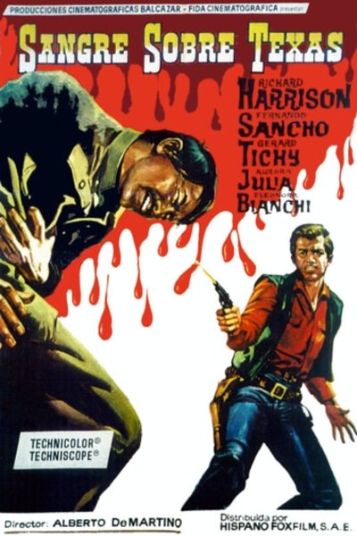 Sangre sobre Texas poster Sangre sobre Texas
