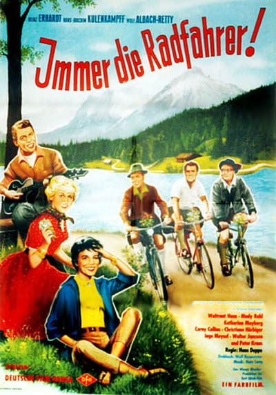 Poster for the movie Immer die Radfahrer