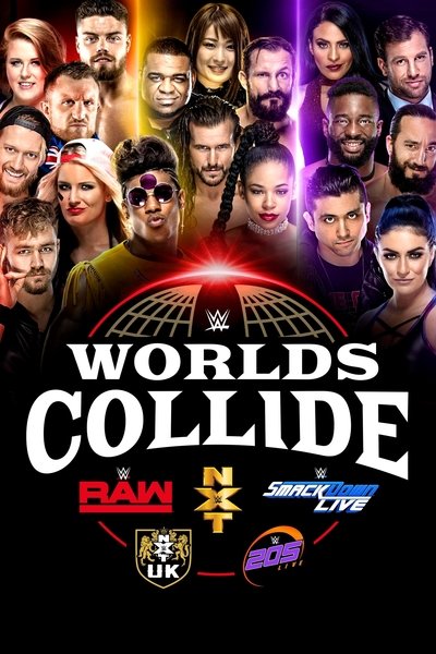 Poster for the movie WWE Worlds Collide