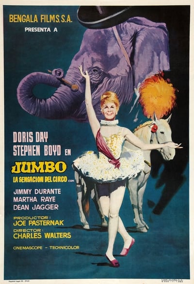 Jumbo, la sensación del circo poster Jumbo, la sensación del circo
