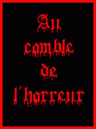 movie poster for At the Height of Horror